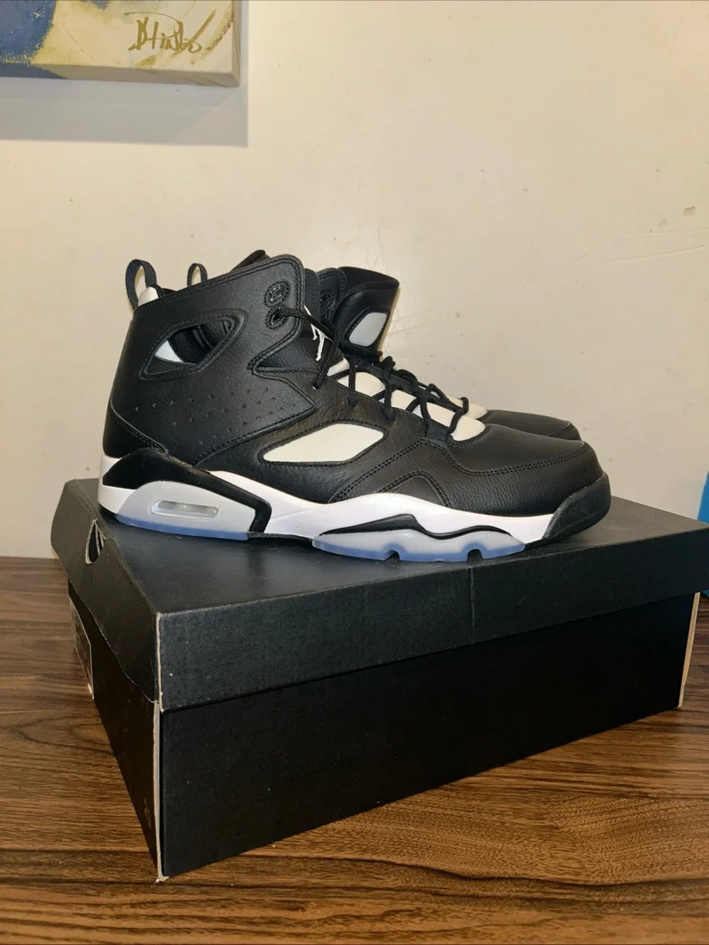 NIKE Air Jordan Flight Club 91' Black / White (DC7329 002) Mens Sz 12.5 NEW